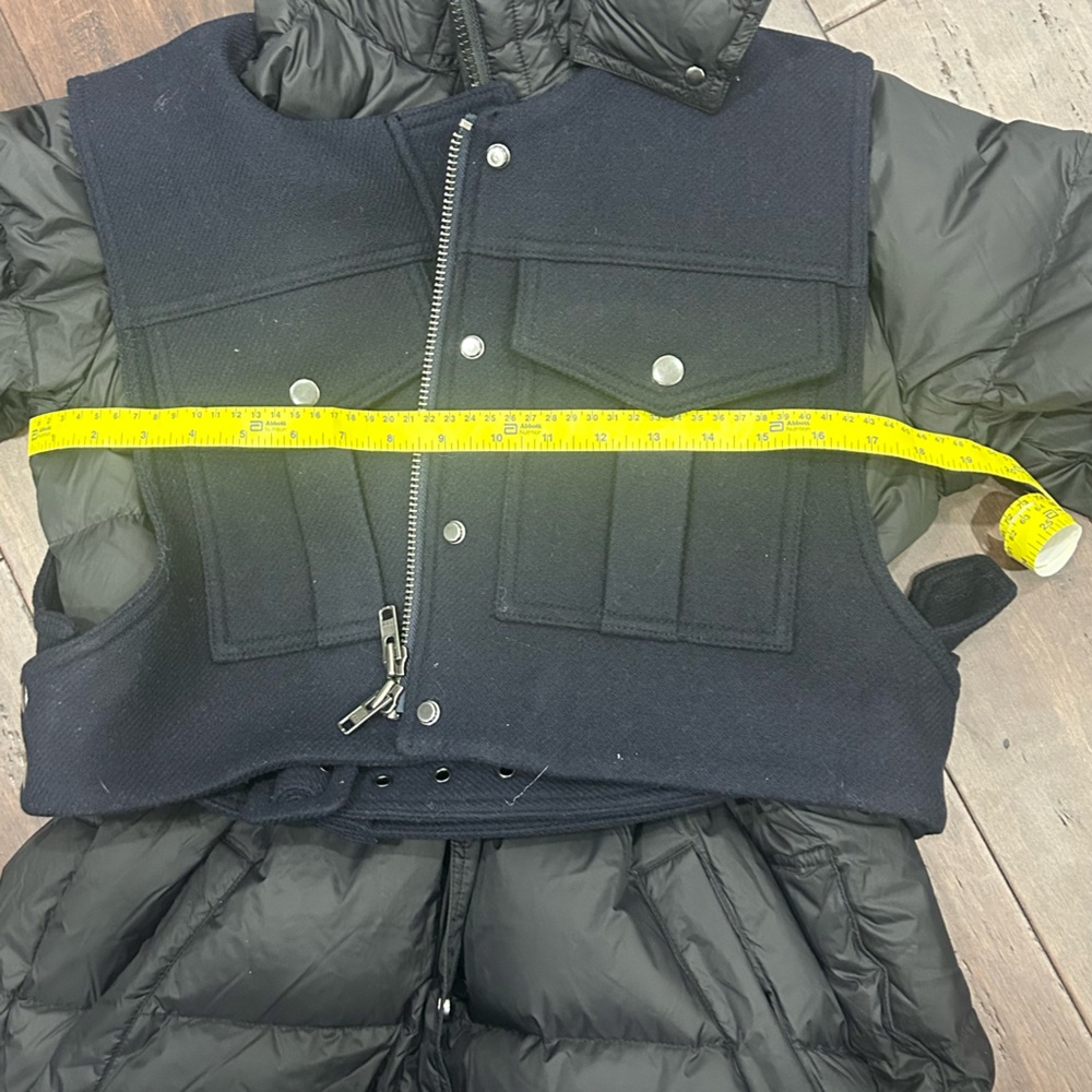 Veronica Beard Navy and Black Puffer Jacket - Picture 10 of 12